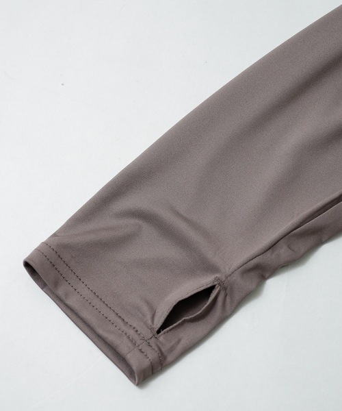 Fashion Letter（ファッションレター）の「UVラッシュガードトップス＋バミューダパンツセットアップ（ラッシュガード・レディース・ブラック/ネイビー/モカ・M～Ｌ/L～LL）」の13枚目の写真