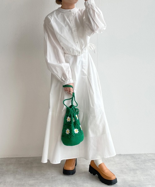 セール ブランド古着 長袖ワンピース ワンピース W Closet ダブルクローゼット のファッション通販 Zozoused