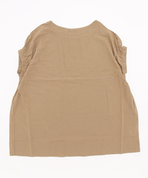 Samansa Mos2 | リネン混袖口ギャザー前後2WAYチュニック(シャツ/ブラウス)