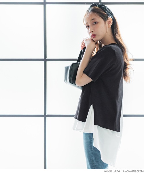 coca(coca)(コカ)の「プレーンニットセットブラウス(シャツ/ブラウス・レディース・ブラック・L/M)」の7枚目の写真