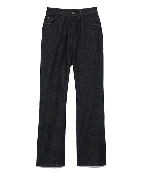 LILY BROWN(リリーブラウン)の「オーガニックフレアデニムパンツ(デニムパンツ・レディース・インディゴブルー/ブルー/ライトブルー・1/0)」の5枚目の写真