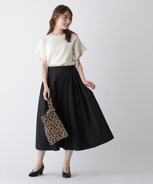 OPAQUE.CLIP（オペークドットクリップ）の「◆ニットジャカードマルシェトート（トートバッグ・レディース・グリーン/ホワイト系3/ダークブラウン系/ピンク系6・00）」の9枚目の写真