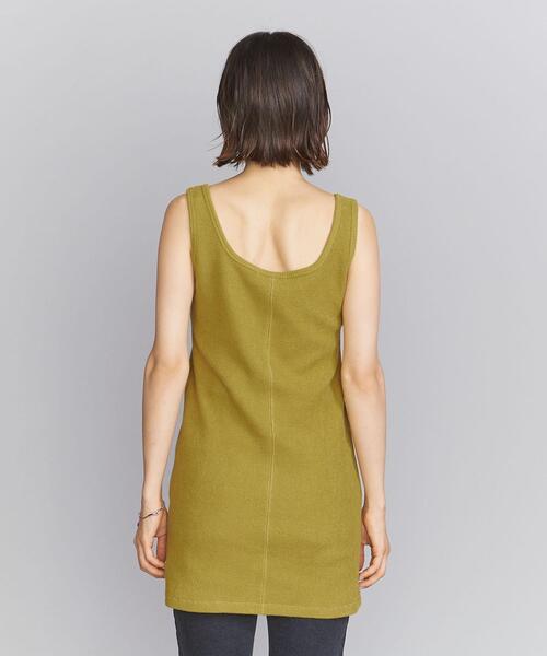 BEAUTY&YOUTH UNITED ARROWS(ビューティーアンドユースユナイテッドアローズ)の「コットン ブリスター スクエアネック カットソー -ウォッシャブル-(タンクトップ・レディース・ブラック/ダークブラウン/マスタード・FREE)」の6枚目の写真