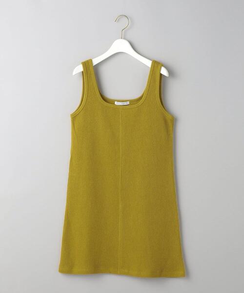 BEAUTY&YOUTH UNITED ARROWS(ビューティーアンドユースユナイテッドアローズ)の「コットン ブリスター スクエアネック カットソー -ウォッシャブル-(タンクトップ・レディース・ブラック/ダークブラウン/マスタード・FREE)」の18枚目の写真