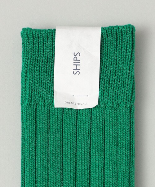 SHIPS(シップス)の「SHIPS: ベーシック リブ カラーソックス(ソックス/靴下・メンズ・レッド/イエロー/ブルー/グリーン・ONE SIZE)」の5枚目の写真