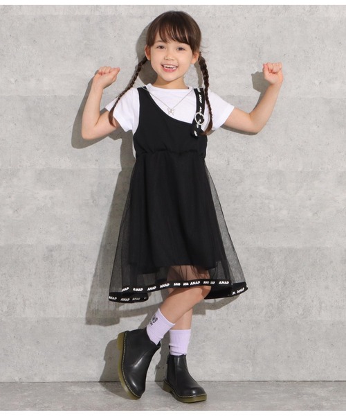 セール ワンショルレイヤードワンピース ワンピース Anap Kids アナップキッズ のファッション通販 Zozotown