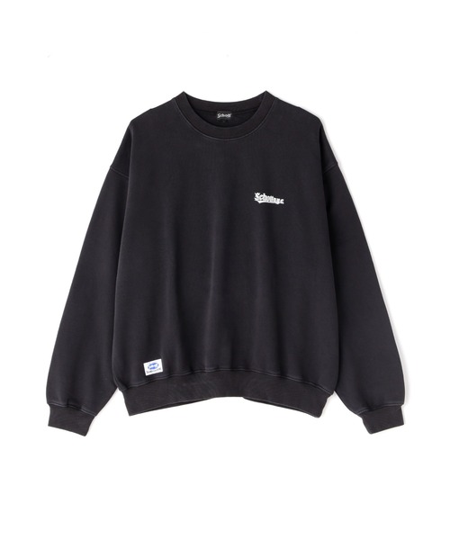 schott(ショット)の「【WEB LIMITED】Schott/ショット/OVERDYE CREW SWEAT SPLASHED/オーバーダイ スウェット フィッシュ(スウェット・メンズ・ブラック/ベージュ/グリーン/パープル・MEDIUM/LARGE/X-LARGE/XX-LARGE)」の12枚目の写真