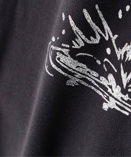 schott(ショット)の「【WEB LIMITED】Schott/ショット/OVERDYE CREW SWEAT SPLASHED/オーバーダイ スウェット フィッシュ(スウェット・メンズ・ブラック/ベージュ/グリーン/パープル・MEDIUM/LARGE/X-LARGE/XX-LARGE)」の21枚目の写真