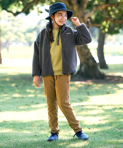 KRIFF MAYER Kid's Collection(クリフメイヤーキッズコレクション)の「軽ボアJK(ブルゾン・キッズ・ブラウン/ベージュ/ネイビー/グレー・120/130/140/150/160/170)」の22枚目の写真
