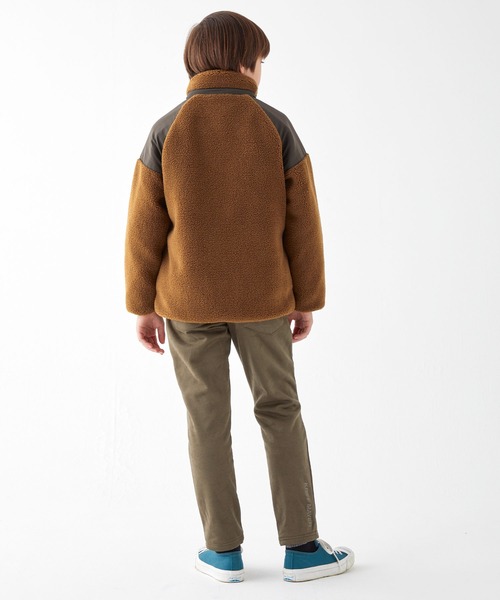 KRIFF MAYER Kid's Collection(クリフメイヤーキッズコレクション)の「軽ボアJK(ブルゾン・キッズ・ブラウン/ベージュ/ネイビー/グレー・120/130/140/150/160/170)」の18枚目の写真