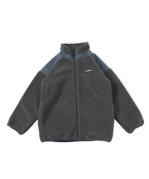 KRIFF MAYER Kid's Collection(クリフメイヤーキッズコレクション)の「軽ボアJK(ブルゾン・キッズ・ブラウン/ベージュ/ネイビー/グレー・120/130/140/150/160/170)」の17枚目の写真