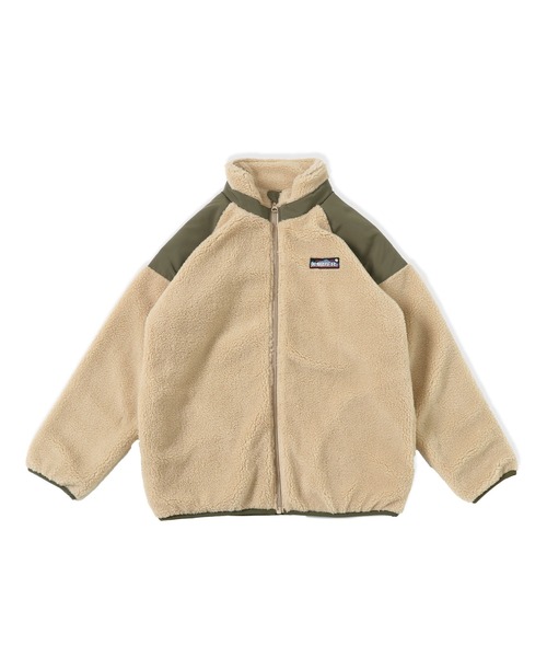 KRIFF MAYER Kid's Collection(クリフメイヤーキッズコレクション)の「軽ボアJK(ブルゾン・キッズ・ブラウン/ベージュ/ネイビー/グレー・120/130/140/150/160/170)」の16枚目の写真