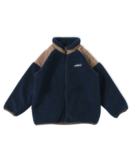 KRIFF MAYER Kid's Collection(クリフメイヤーキッズコレクション)の「軽ボアJK(ブルゾン・キッズ・ブラウン/ベージュ/ネイビー/グレー・120/130/140/150/160/170)」の14枚目の写真