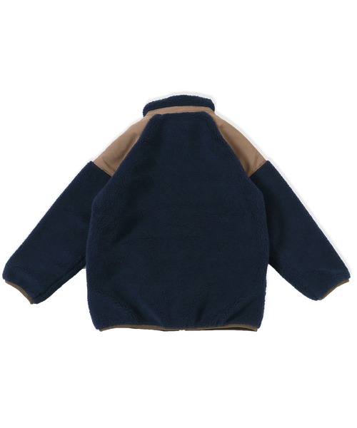 KRIFF MAYER Kid's Collection(クリフメイヤーキッズコレクション)の「軽ボアJK(ブルゾン・キッズ・ブラウン/ベージュ/ネイビー/グレー・120/130/140/150/160/170)」の13枚目の写真
