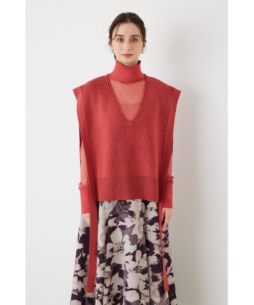 rienda（リエンダ）の「Vネックニットベスト（ベスト）」 - WEAR
