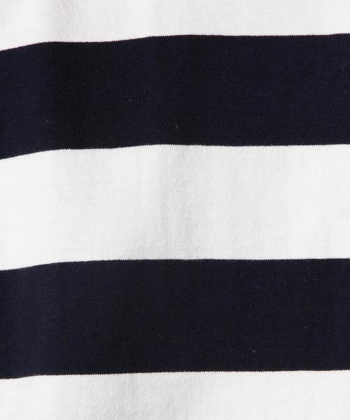 coen（コーエン）の「ボーダークルーネックラガーシャツ§（Tシャツ/カットソー・メンズ・ホワイト/オレンジ・X-LARGE/SMALL/MEDIUM/LARGE）」の11枚目の写真