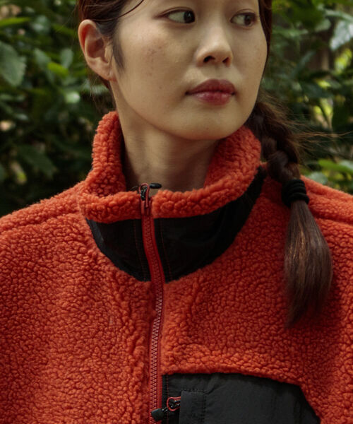 Franklin Climbing(フランクリンクライミング)の「【Franklin Climbing/フランクリンクライミング】シープボアジャケット(ブルゾン・メンズ・ブラック/マスタード/アイボリー/オレンジ・S/M/L)」の5枚目の写真