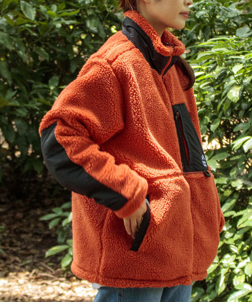 Franklin Climbing(フランクリンクライミング)の「【Franklin Climbing/フランクリンクライミング】シープボアジャケット(ブルゾン・メンズ・ブラック/マスタード/アイボリー/オレンジ・S/M/L)」の6枚目の写真