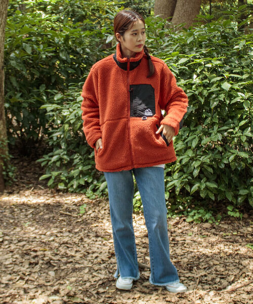 Franklin Climbing(フランクリンクライミング)の「【Franklin Climbing/フランクリンクライミング】シープボアジャケット(ブルゾン・メンズ・ブラック/マスタード/アイボリー/オレンジ・S/M/L)」の9枚目の写真