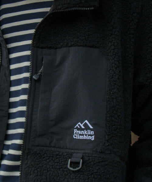 Franklin Climbing(フランクリンクライミング)の「【Franklin Climbing/フランクリンクライミング】シープボアジャケット(ブルゾン・メンズ・ブラック/マスタード/アイボリー/オレンジ・S/M/L)」の14枚目の写真