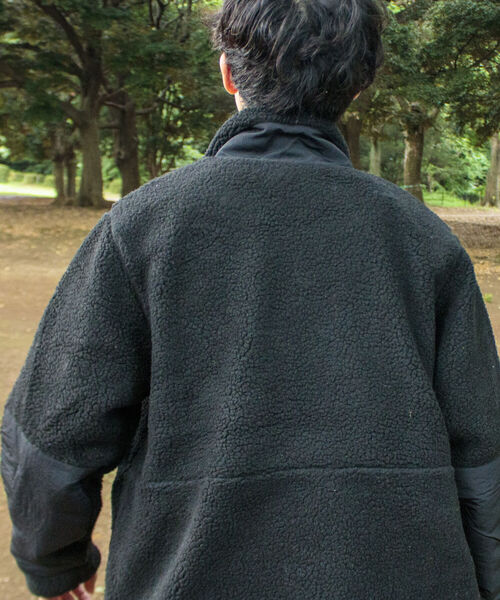 Franklin Climbing(フランクリンクライミング)の「【Franklin Climbing/フランクリンクライミング】シープボアジャケット(ブルゾン・メンズ・ブラック/マスタード/アイボリー/オレンジ・S/M/L)」の17枚目の写真