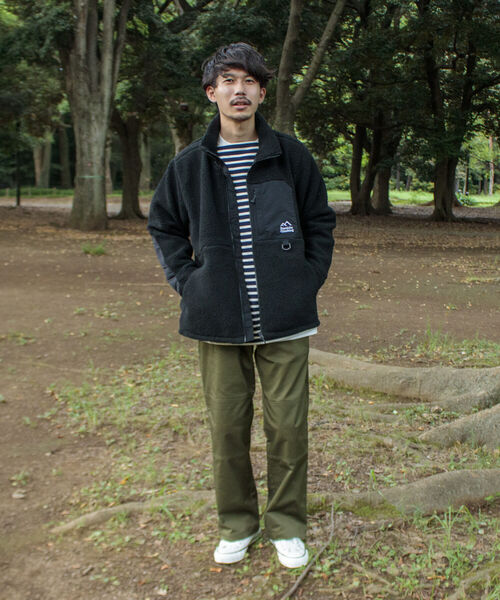 Franklin Climbing(フランクリンクライミング)の「【Franklin Climbing/フランクリンクライミング】シープボアジャケット(ブルゾン・メンズ・ブラック/マスタード/アイボリー/オレンジ・S/M/L)」の18枚目の写真