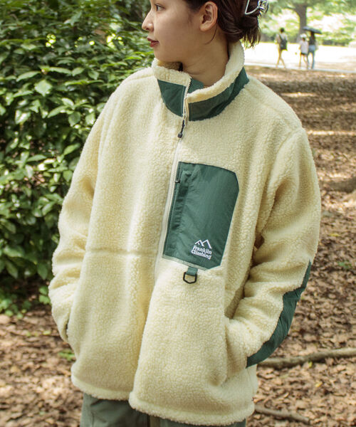 Franklin Climbing(フランクリンクライミング)の「【Franklin Climbing/フランクリンクライミング】シープボアジャケット(ブルゾン・メンズ・ブラック/マスタード/アイボリー/オレンジ・S/M/L)」の21枚目の写真