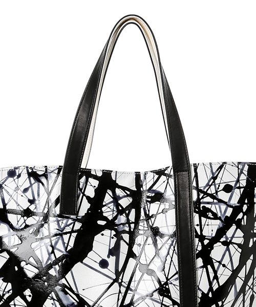 discord Yohji Yamamoto(ディスコード ヨウジヤマモト)の「Active Painting Effiloche アクティブ ペインティング エフィロシェ バッグ(トートバッグ・レディース・ホワイト・FREE)」の4枚目の写真