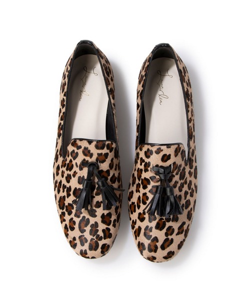 Launa lea（ラウナレア）の「タッセルオペラパンプス(0488)（パンプス・レディース・ブラック/レオパード/アニマル・22.0cm/22.5cm/23.0cm/23.5cm/24.0cm/24.5cm/25.0cm）」の5枚目の写真