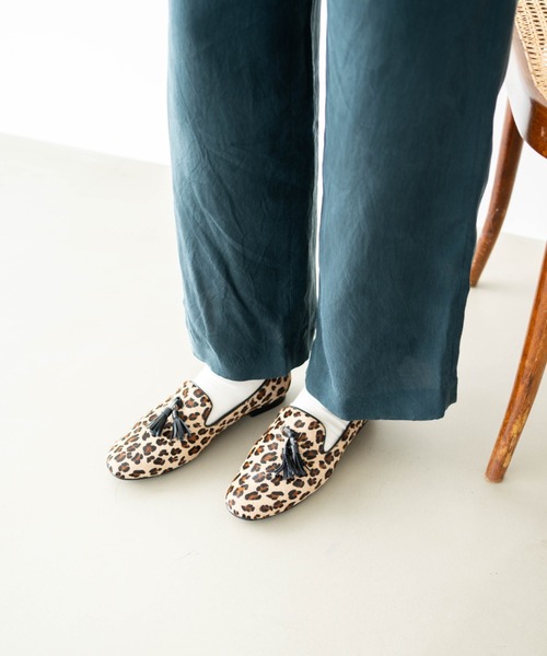 Launa lea（ラウナレア）の「タッセルオペラパンプス(0488)（パンプス・レディース・ブラック/レオパード/アニマル・22.0cm/22.5cm/23.0cm/23.5cm/24.0cm/24.5cm/25.0cm）」の7枚目の写真