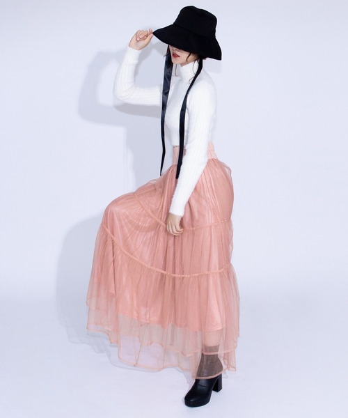 シーニュホワイト フレアロングスカート シーニュホワイト フレアロングスカート シーニュホワイト