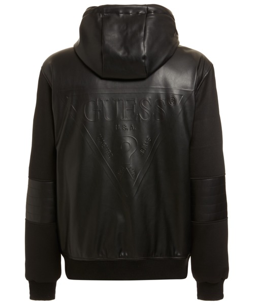 Guess（ゲス）の「Downtown Branded Bomber Jacket（ブルゾン・メンズ・ブラック・SMALL/MEDIUM/LARGE/X-LARGE）」の7枚目の写真