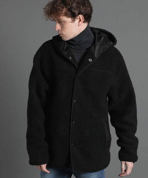 LANVIN en Bleu（ランバンオンブルー）の「フードボアアウター ライト