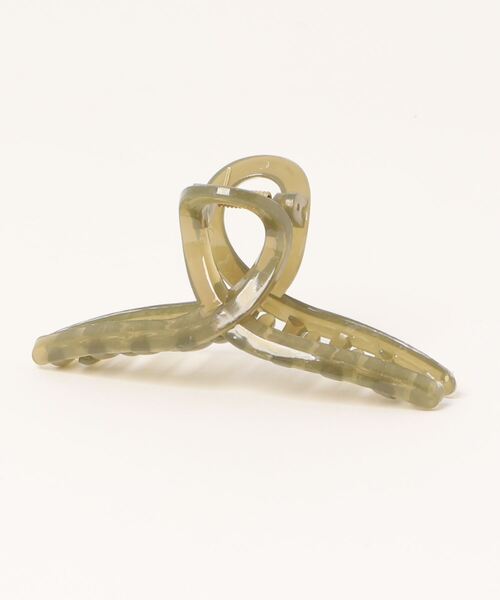 Dita Muaj.（ディータムアージュ）の「クリアヘアクリップ（バレッタ/ヘアクリップ・レディース・オリーブ/ホワイト・FREE）」の6枚目の写真