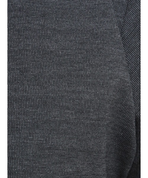 B&T CLUB（ビーティークラブ）の「Vネック ロングＴシャツ（Tシャツ/カットソー・メンズ・ブラック/グレー・X1(3L～4L)/X2(4L～5L)/X3(6L～7L)/X4(8L～9L)）」の4枚目の写真