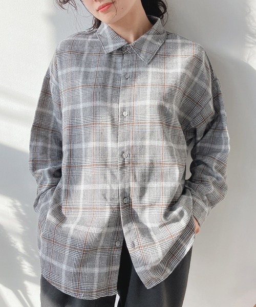 AS KNOW AS plus（アズノゥアズプラス）の「♪着回し ビッグシャツ【UNISEX ITEM】（シャツ/ブラウス・レディース・オフホワイト/ホワイト系その他/ブラック系その他/ベージュ系その他/グリーン系その他/ストライプ/ブラック系/ホワイト×ブラック/ブルー系/ホワイト系/グリーン系/ベージュ系/ホワイト系1/ブラウン系その他/ブラック系1/ブラック系その他2/ブラック系3/ホワイト系その他2/ブルー系その他/ブラック系2/ブラック系4/レッド系その他/ブラック系5/ブラック系その他3/ブルー系1/ブラック系6/ブラウン系その他2・FREE）」の8枚目の写真