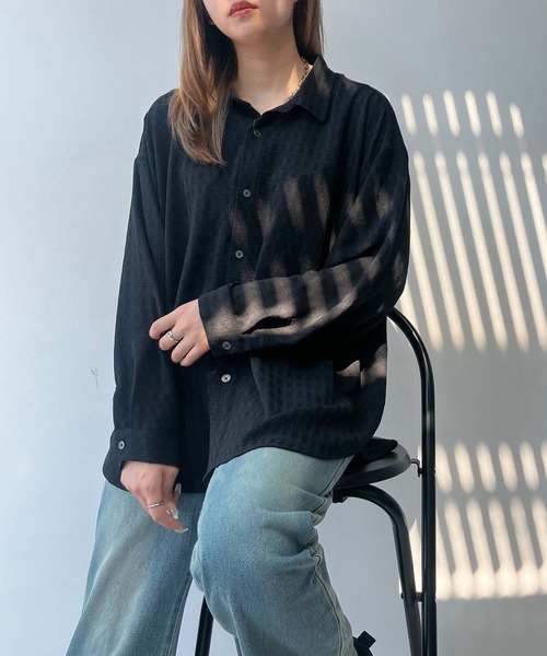 セール】♪着回し ビッグシャツ（シャツ/ブラウス）｜AS KNOW AS plus