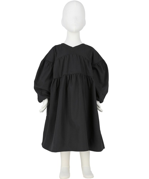 coca（coca）（コカ）の「キッズ 親子お揃いティアードボリュームワンピース（ワンピース・キッズ・ブラック・100/110/120/130）」の16枚目の写真