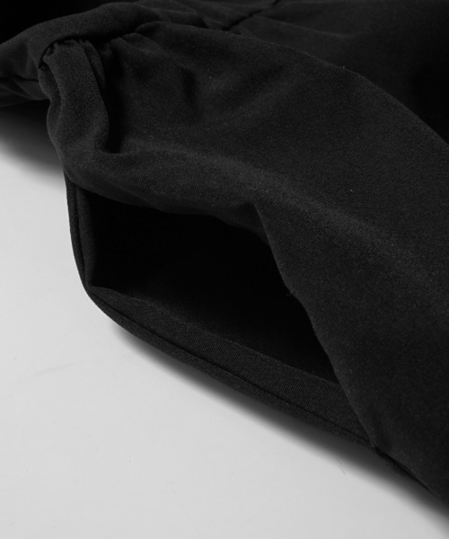 coca（coca）（コカ）の「キッズ 親子お揃いティアードボリュームワンピース（ワンピース・キッズ・ブラック・100/110/120/130）」の6枚目の写真