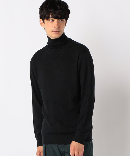 COMME CA ISM(コムサイズム)の「【ウォッシャブル】リブ タートルネックニット(ニット/セーター・メンズ・グリーン/ボルドー/ブラウン/ライトグレー/ベージュ/ブラック・MEDIUM/LARGE)」の12枚目の写真