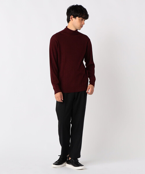 COMME CA ISM(コムサイズム)の「【ウォッシャブル】リブ タートルネックニット(ニット/セーター・メンズ・グリーン/ボルドー/ブラウン/ライトグレー/ベージュ/ブラック・MEDIUM/LARGE)」の11枚目の写真