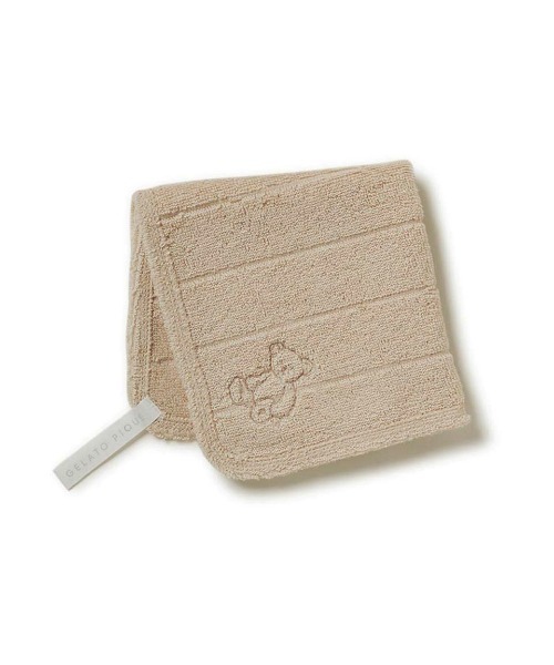 gelato pique（ジェラートピケ）の「【BABY】ループ付きハンドタオル（その他ベビー用品・キッズ・オフホワイト/ベージュ・FREE）」の6枚目の写真