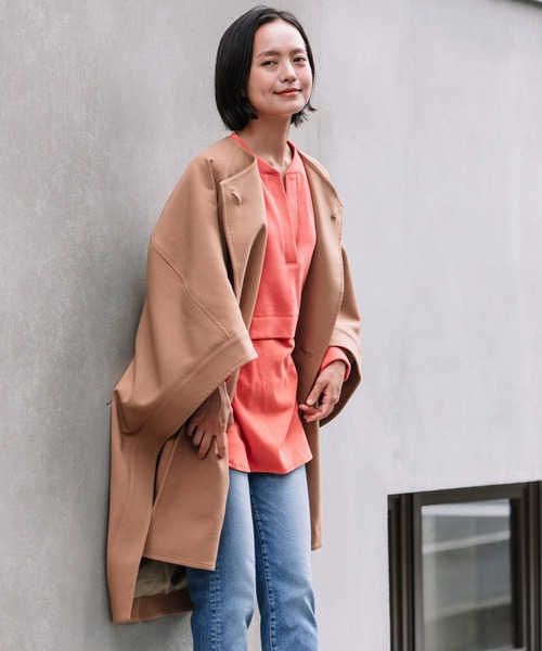 Munich（ミューニック）の「ポリエステルダブルクロスポンチョコート