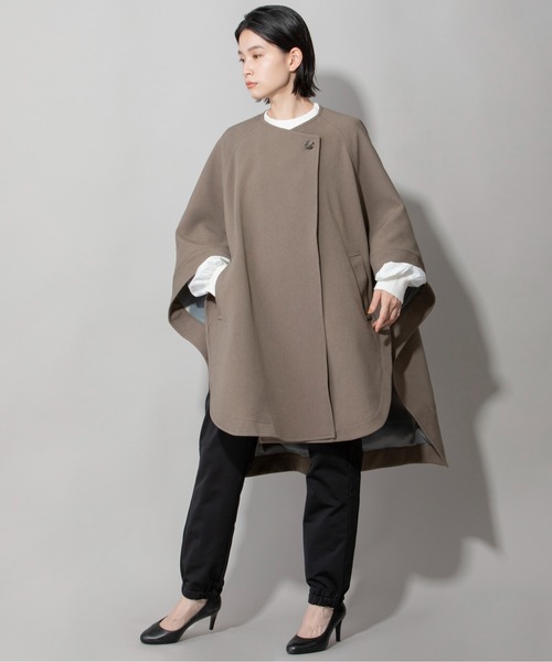 Munich（ミューニック）の「ポリエステルダブルクロスポンチョコート