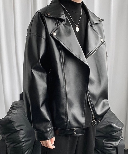 Burner（バーナー）の「【OKUOKU　0909】oku-tops-654374138769-62（ライダースジャケット・メンズ・A・FREE）」の2枚目の写真