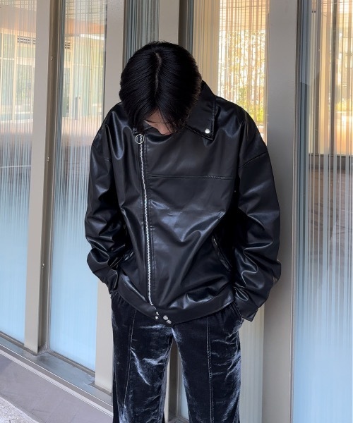 Burner（バーナー）の「【OKUOKU　0909】oku-tops-654374138769-62（ライダースジャケット・メンズ・A・FREE）」の9枚目の写真