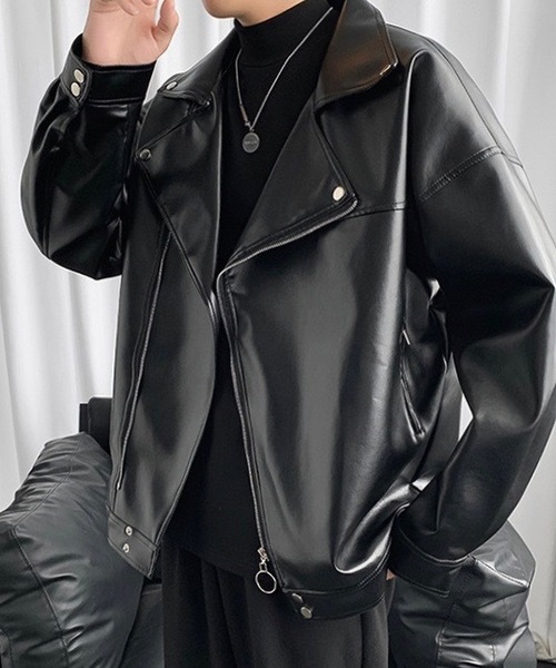 Burner（バーナー）の「【OKUOKU　0909】oku-tops-654374138769-62（ライダースジャケット・メンズ・A・FREE）」の8枚目の写真