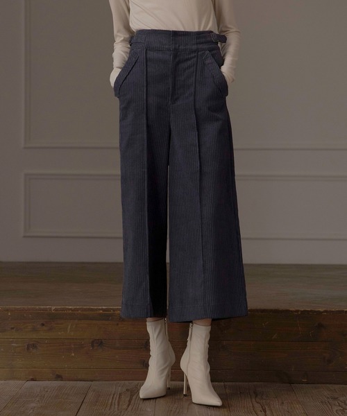 MIELI INVARIANT（ミエリインヴァリアント）の「Corduroy H/W Slacks（その他パンツ・レディース・ホワイト/ブラック/ブルー・SMALL/MEDIUM）」の3枚目の写真