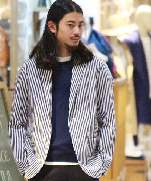 417 EDIFICE(フォーワンセブンエディフィス)の「◇THOMAS MASONシャツジャケット(テーラードジャケット・メンズ・その他1/その他2/その他3/その他4・MEDIUM/SMALL/LARGE)」の3枚目の写真