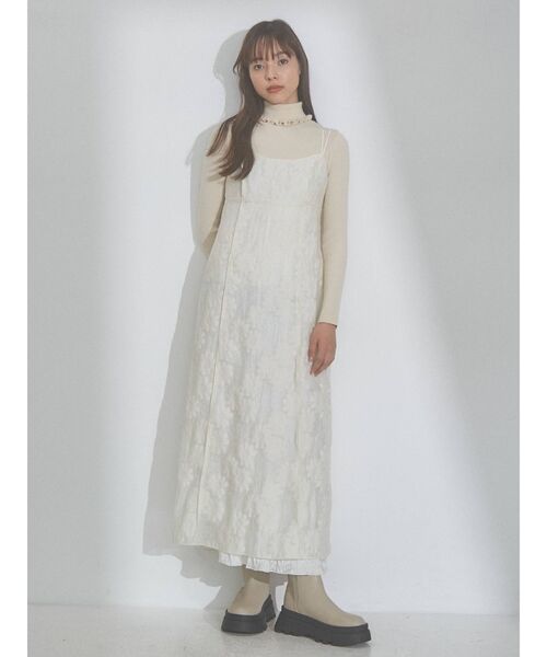 merry jenny（メリージェニー）の「トラックソールサイドゴアブーツ（ブーツ・レディース・ベージュ/ブラック・MEDIUM/LARGE）」の5枚目の写真